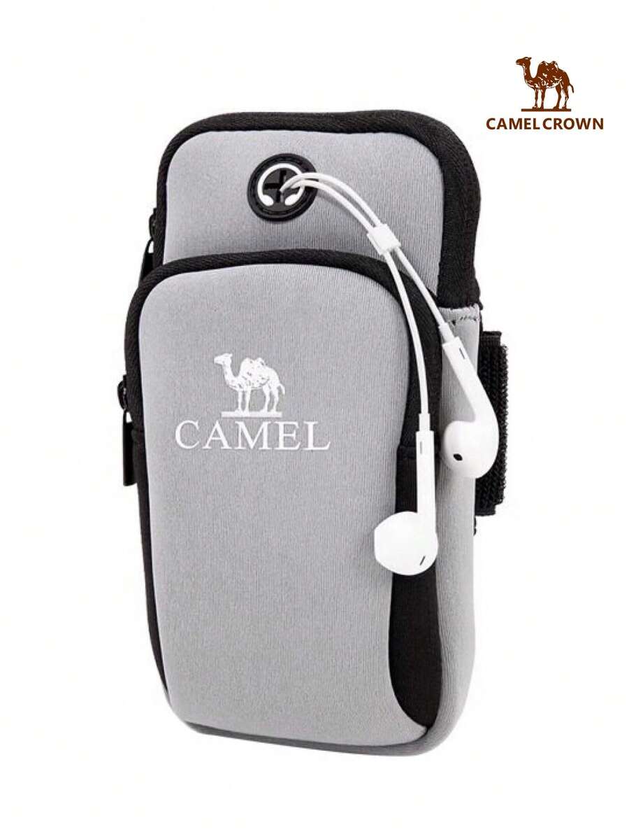 CAMEL CROWN Unisex Sports Armband Phone Holder, Outdoor Running Arm Bag For Mobile Phone