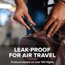 Travalo Classic HD Perfume Atomizer - Leak-Proof And TSA Approved For Air Travel - Reusable, Airtight, Easy-Fill Mini Pump Sprayer - Lightweight, Elegant Design W/Volume Window - 0.17oz - 黑色 - 查看 7
