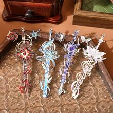 AHCRAFT 1pc Eternal Sword Themed Bookmark, Fantasy Sword-Shaped Metal Bookmark Gift For Birthday, Writer, Teacher, Friend, Book Club, Reader, Office, Home, Classroom - Eternal Sword - View 11