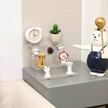 Giá trưng bày acrylic 4 tầng, thích hợp để trưng bày mô hình nhân vật, đồ sưu tầm, bánh ngọt, đồ chơi, trang sức, tượng nhỏ, mỹ phẩm, giá trưng bày trong suốt bền chắc. - Nhiều màu - Xem 5