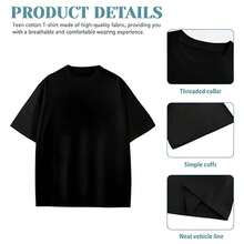 Camisetas estampadas de moda para mujer, tops de estilo urbano de gran tamaño, camisetas de verano cómodas y elegantes que combinan con todo. Camiseta cristiana "Él ha resucitado" para mujer, 100 % algodón. Cuello redondo y manga corta con estampado de una tumba vacía y una cruz, con cuatro mujeres bíblicas (María Magdalena, Juana, María) y un diseño de Jesús. Prenda informal 100 % para la iglesia, ideal para Pascua, primavera y San Valentín. Camiseta informal. K-Pop. Ropa de hogar para mujer. - Negro - Ver 4