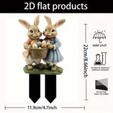 Estacas acrílicas planas para césped, ideales para comercio exterior, adecuadas para decoraciones de cumpleaños, fiestas y patios. - 11 - Ver 37