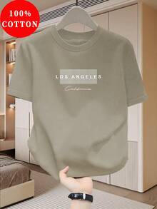 Men's T-Shirt For Spring And Summer - 白色 - 查看 9