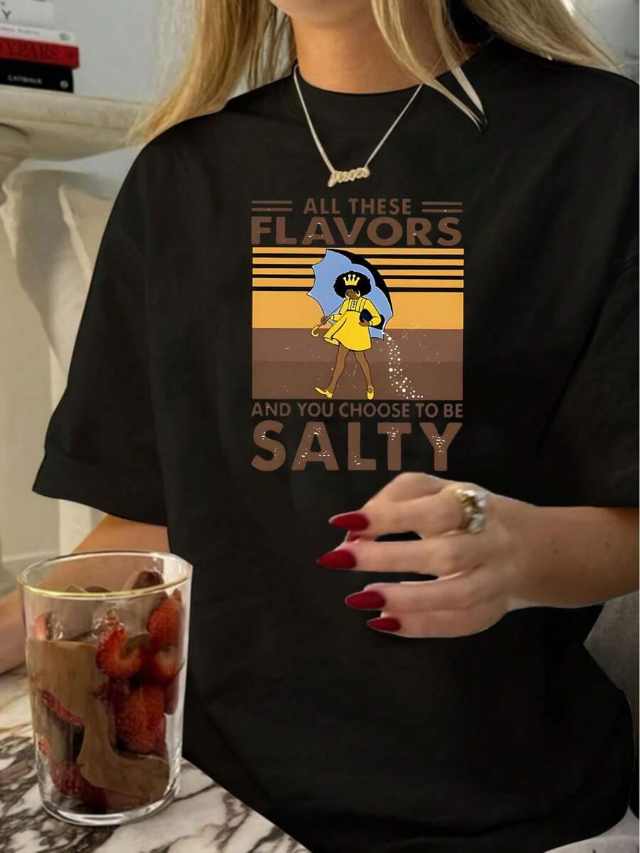 Women T-Shirts - Black - View 1