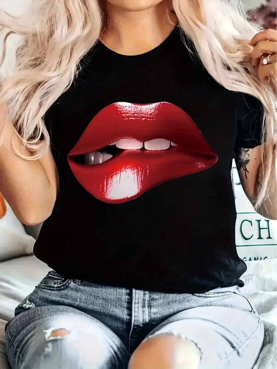 Women T-Shirts - Black - View 1