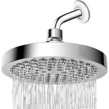 6 Inch Shower Head High Pressure Waterfall Bathroom Showerhead Adjustable Angles - B - View 2