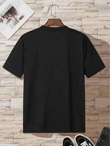 Men's 90s Retro T-Shirt, Thragg Invincible Anime T-Shirt - Viltrumite King Graphic Print, Soft And Stretchy Thragg Poster Design T-Shirt, Regular Fit Casual Tee Suitable For All Body Types, Machine Washable For Year-Round Wear HONQ - 黑色 - 查看 2