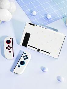 Switch游戏机配件，星形图案，兼容新款Switch2（2025），NS2/Switch OLED/Switch保护壳及收纳袋，送给Switch玩家的最佳礼物，情人节浪漫礼物 - 彩色 - 查看 13