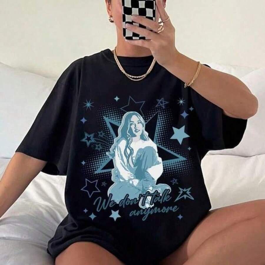 Freya Skye Vintage 90-tals Png, Descendants Zombies 4 The Rise Of Red Worlds Collide Tour Png, Freya Sky Damtoppar, Casual T-shirt med rund hals och tryck för kvinnor, Sommar Grafiska T-shirts Damtoppar, Casual T-shirt med rund hals och tryck för kvinnor, Sommar Grafiska T-shirts Damtoppar - Svart - Visa 1