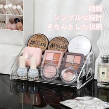 1个透明亚克力化妆品收纳盒,多层化妆品收纳盒,节省空间的台面化妆托盘,适用于办公室/家庭,透明大容量,轻便,多功能化妆品收纳盒(3层/5层/7层) - 透明 - 查看 13