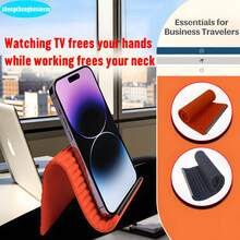 Suporte de Telefone Flexível e Dobrável, Suporte de Telefone Portátil Multifuncional, Suporte de Telefone para Mesa, Suporte de Telefone Relaxado, Adequado para Telefones, Tablets, Laptops - Multicolorido - Visão 2