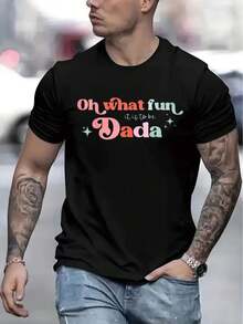 Men's Casual Short Sleeve T-Shirt, 1 Piece, 100% Heavy Cotton - Comfortable Crew Neck, Soft And Adorable T-Shirts, Loose And Comfortable - White - View 7