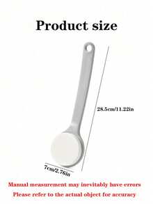 1pc Long Handle Body Lotion Applicator, Back Scrubber, Sponge Pad, Post-Bath Body Lotion Application Tool - Multicolor - View 3