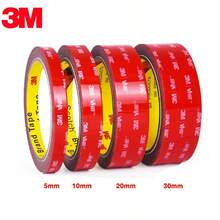 3M 3 Meters Double-Sided Tape,  Invisible Adhesive, Waterproof & Thick, Suitable For Home Decor, Car Accessories, Foam Tape, High Temperature Resistant, Length 3 Meters - 3 Meters In Length - View 8