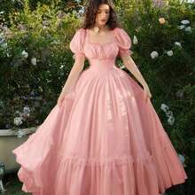 MOD Plus Size White Maxi Lace Ruffled Victorian Vintage Dress, Party Dress, Prom Dress, Exquisite Craftsmanship,Graduation Dress,Birthday Dresses For Women - Rosa - Ver 1