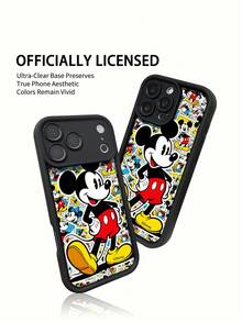 Ốp điện thoại Disney - Quà tặng Giáng sinh - Hộp đựng điện thoại cho iPhone 17 17Air 17pro 17promax 11 12 13 14 15 16pro 16promax 14Plus 15Plus 16Plus 15promax 16pro 16promax XR - màu đen - Xem 6