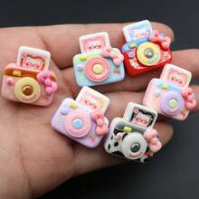 3/6pcs Mini Colorful Camera Model Fridge Magnets, Cute 3D Resin Fridge Magnets, Unique, Home, Kitchen And Office Decor, Home Decor, Birthday Gift Holiday Gift - Multicolor - View 6