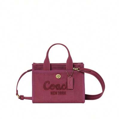  Coach Cargo 20 纯色女士手提包 CZ098B4PK