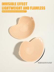 Reusable Invisible Nipple Covers For Women, A-G Cup, Adhesive Bra, Strapless Bra, Invisible Breast Petals, Halter Strap Design, Suitable For Large Bust, Lift And Support Breasts, Prevent Sagging, Breast Lifter, Washable, Suitable For Wedding Dress, Gown, Dress, Swimwear, Bikini, Sleepwear - Multicolor - View 12