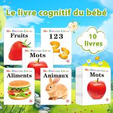 TEENYBABY 10-Volume Children's Encyclopedia Learning Set: Covers 10 Different Themes, Specially Designed For Early French Language Learning And Cognitive Development - A Perfect Educational Book Set For Home Learning And Back-To-School Gifts - Multicolor - View 10