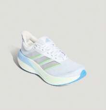 Adidas Superbounce 低帮休闲系列超轻缓震回弹跑鞋，男女款 - 淺藍色/銀灰色 - 查看 10