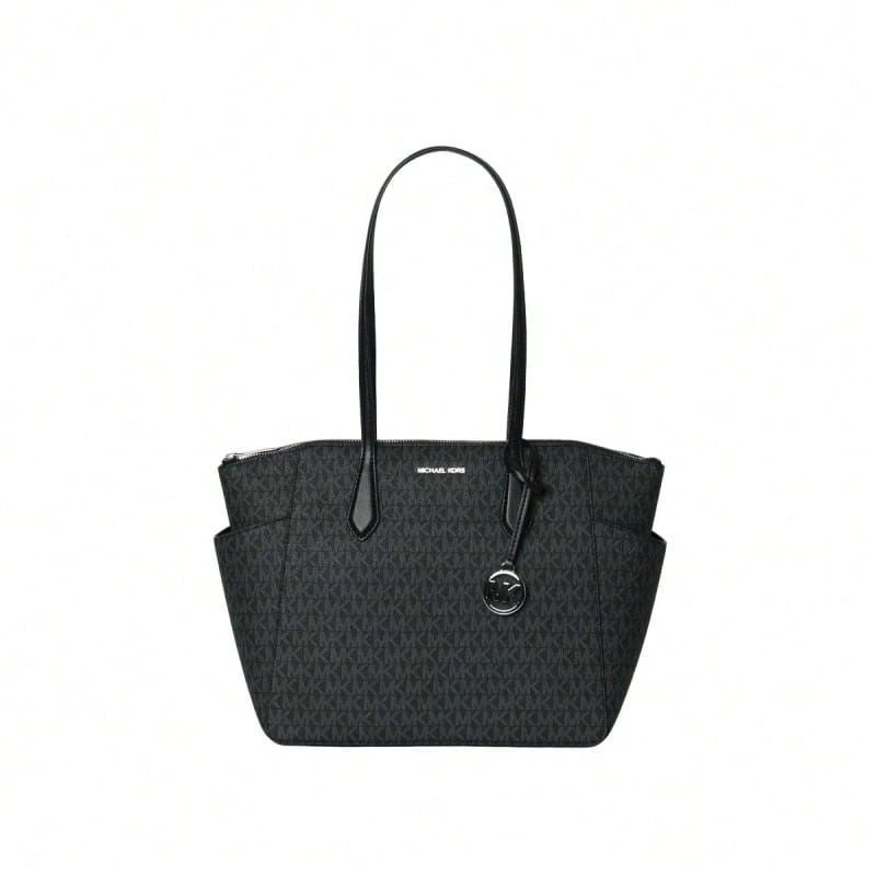 Michael Kors Marilyn Printed Lady Single Shoulder Crossbody Handbag 35F5S6AT2B BLACK - 黑色35F5S6AT2B BLACK - 查看 1