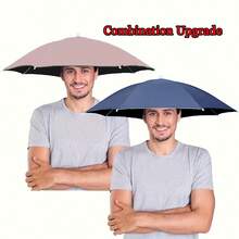 1pc Hands-Free Foldable UV Protection Sun Hat - All-Weather Protection For Fishing, Hiking, Camping, Outdoor & Farming Adventures - Portable Multifunctional - Multicolor - View 17