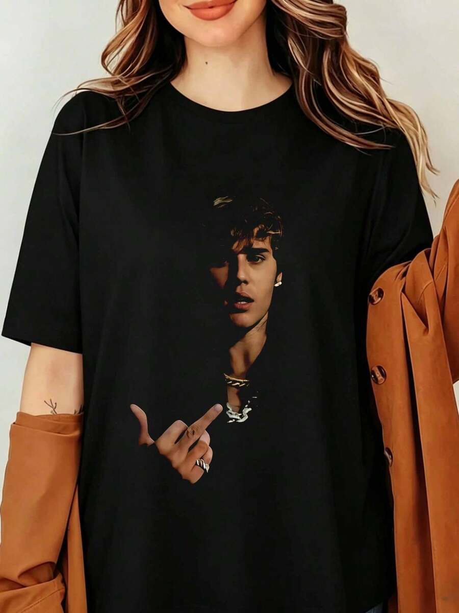 Women T-Shirts - Black - View 1