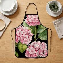 1pc, Grandma Illustration Pattern Polyester Apron, Suitable For Cooking, Baking, And Gardening - Can Be Used As Attire For The Kitchen And Dining - Multicolor - View 7