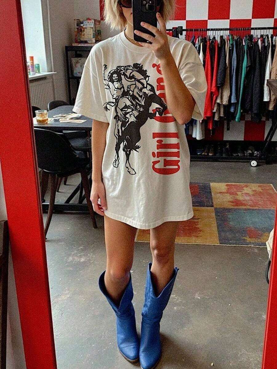 Dam-T-shirts - Vitt - Visa 1