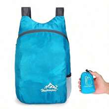1pc Foldable Backpack - 20L Outdoor Sports Bag - Water-Resistant, And Comfortable Folding Bag Ultra-Light Portable Storage Bag Camping Essentials Camping Equipment Hiking Accessories Festival Beach Weekend Bag Beach Bag Laptop Bag Holiday, Beach Bags, Beach Bag - Multicolor - View 2