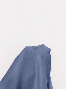 Camiseta sin tirantes minimalista con nudo delantero para mujer, ideal para el verano - Azul - Ver 5