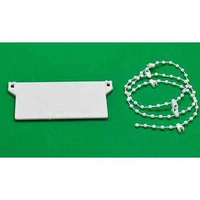 Vertical Bds Weights And Cha.89mm,3.5"(30pcs Weights& 6meter Cha)White.
