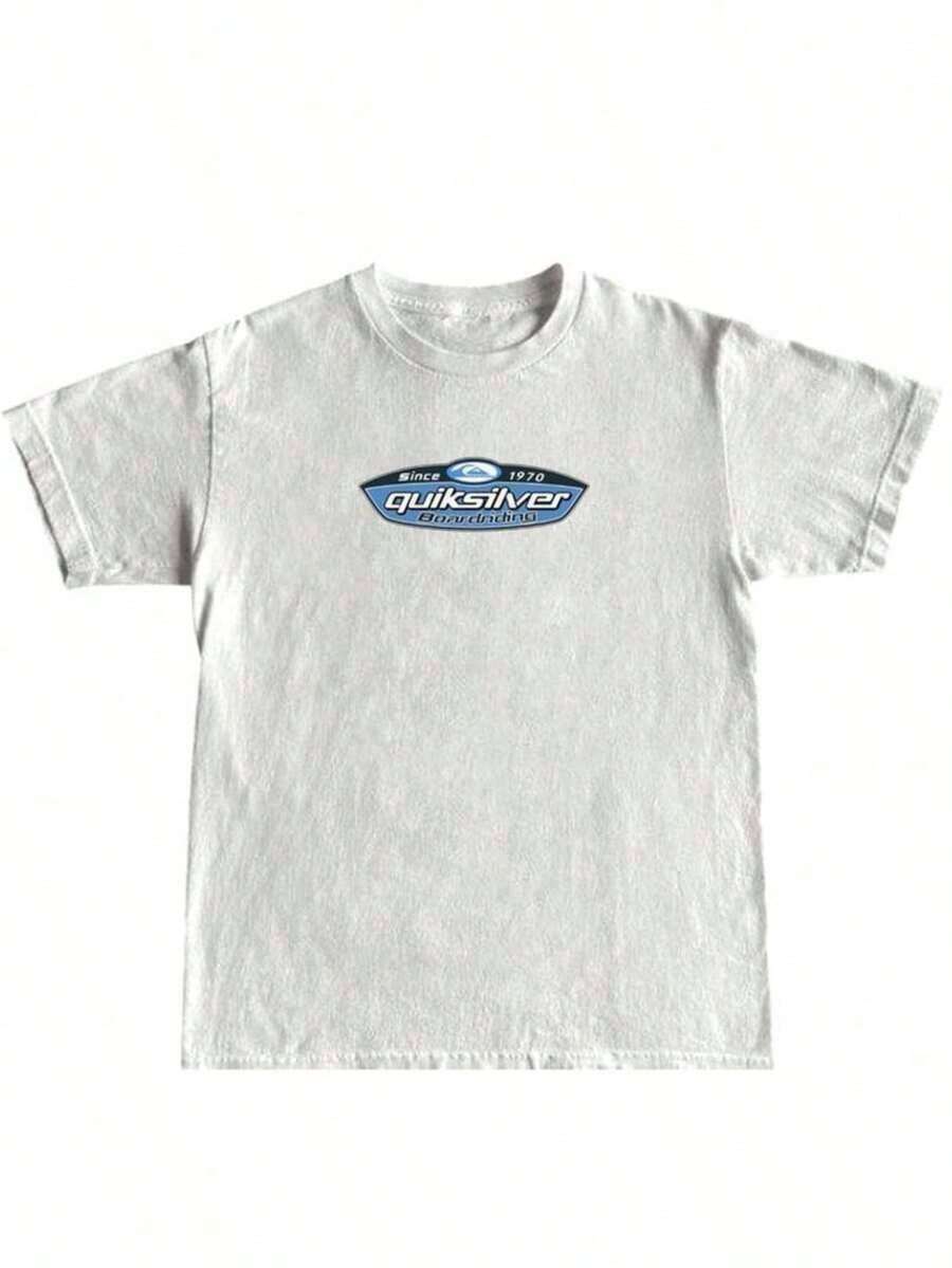 Women's Cotton T-Shirts 100 2026Vintage 90S Performance Boarding Shirt Outfit, Retro 90S Surf Shirt, Unisex Crewneck Shirt For Men And Women Hen Party - White - View 1