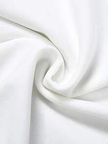 Áo hai dây Kliou có dây đeo điều chỉnh được, kiểu dáng thanh lịch, đơn giản, cơ bản, thời trang mùa hè, phong cách đường phố, đi biển, co giãn, thích hợp cho kỳ nghỉ. - trắng - Xem 9