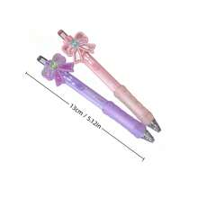 Set Pulpen Ballpoint Tarik Warna-warni 22 Buah, Tinta Hitam Cepat Kering 0.5mm, Pulpen Plastik untuk Menulis Halus, Cocok untuk Sekolah, Kantor, Perencana, dan Hadiah - MultiWarna - View 3