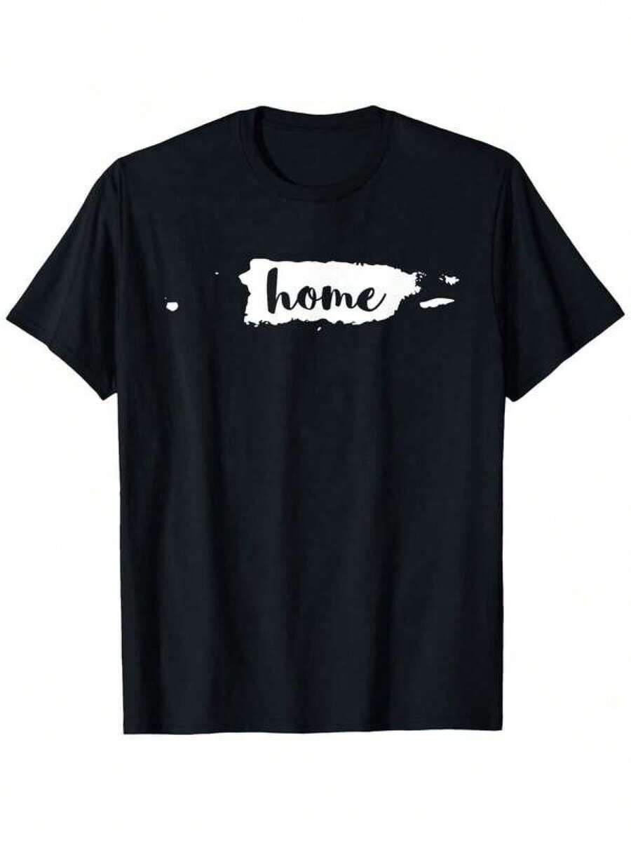 1 pieza Camiseta de manga corta de cuello redondo holgada unisex de 180g, 100% algodón puro transpirable y suave, estilo Y2K Bababask con estampado gráfico moderno, ideal para mujer y hombre, perfecta para uso diario, festivales, conciertos y todas las estaciones - Negro - Ver 1