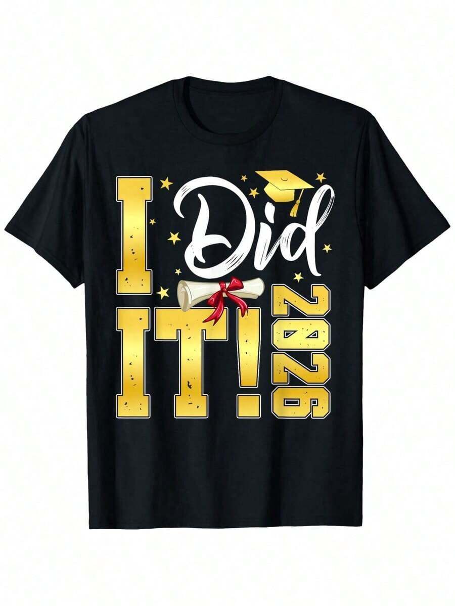 I Did It Graduation 2026 Graduate Class Of 2026 Senior 26 T-Shirt - XXXXXL - View 1