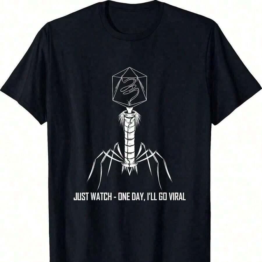 Camiseta de microbiología, biología viral, VI-ROlogía, Apto para todas las perS-onas, ya sean mujeres o hombres. Tejido duradero de alta C-Alidad apto para todas las costuR-AS, suave al tacto pero duradero. Tops transpirables. Conjuntos de otoño para mujer. Conjuntos de vaC-Aciones para mujer. Disfraz de Halloween para mujer. Camiseta Clásica de - Unisex - La Camiseta que Siempre Necesitaste. Adecuada para todas las personas, ya sean mujeres o hombres. Tela duradera de alta calidad, adecuada para todas las estaciones, suave al tacto pero diseñada para durar. Transpirable. en atuendo de otoño. . en vaC. Conjunto de ropa Ation. S woM. con un disfraz de Halloween - Negro - Ver 1