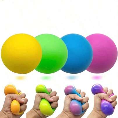 1pc Color Changing Powder Ball Squeeze, Colorful Powder Ball Squeeze, Tofu Ball, Bursting Ball Squeeze - Stress Relief Toy - Squeezing Toy - Soft Toy - Squishy Toy - Fidget Toy - Stitch Toys - Travel Toys - Classroom Fidget Toys - Mini Bath Toys - Christmas Stationery Stress Ball, Birthday Gift, Summer Toy Gift, New Year Gift, Easter Gift, Halloween Gift, Christmas Gift, Valentine's Day Gift - Perfect Gift - Toys - Games - Best-Seller