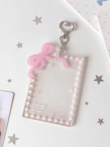 1 PC Bow Clip Cover For Star Merchandise Mini Card Storage Display Case Three-Inch Instant Photo Protective Cover Hanging, First Day Of School - Multicolor - View 11