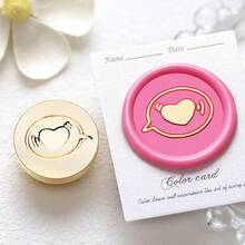 1 con dấu sáp hình trái tim, nhiều kiểu dáng trái tim khác nhau, dùng cho phong bì, thiệp mời, đánh dấu sách, sổ lưu niệm, thiệp chúc mừng, đồ thủ công tự làm, gói quà. - Bộ truyện tình yêu - Xem 10