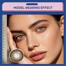 Wearing It, It Will Naturally Enlarge Comfortably, Enhance Visual Effects, Be Simple And Elegant, Can Be Reused Without Glue, And Look Better When Taking Photos Outdoors. It Is Easy To Wear All Day And Immediately Opens Your Eyes After Wearing. - 彩色 - 查看 11