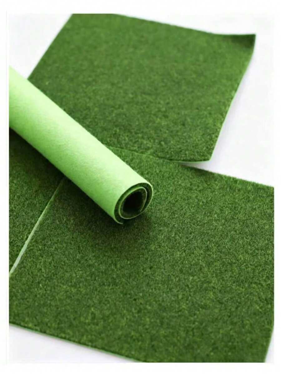 5 Packs Of 9.8 Inch Artificial Grass Turf, Suitable For Craft Decoration, Miniature Decoration Projects, Indoor/Outdoor Carpets, Green, Durable And Easy To Maintain, Applicable For Patios, Lawns, Model Lawns, Can Be Used For DIY Fairy Garden Accessories And Decoration Sets