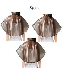 1pc Waterproof Dyeing Hair Treatment Cape, Hair Styling Tool - Multicolor - View 8