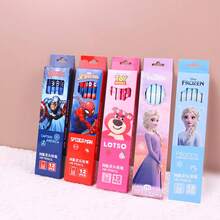 Bộ 12 bút chì gỗ Disney HB, cần thiết cho học sinh viết, thi cử và chuẩn bị năm học mới. - Hình chữ nhật - Xem 1