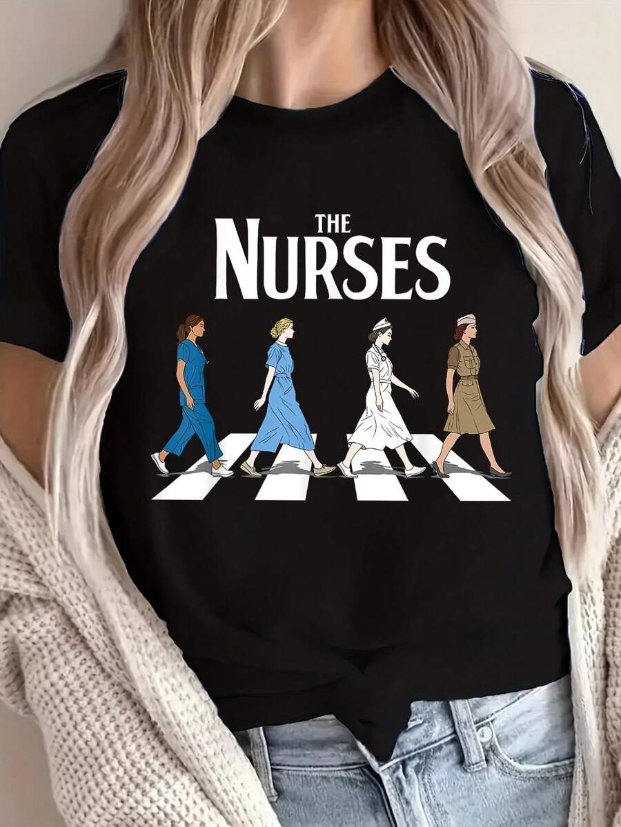 Women T-Shirts - Black - View 1