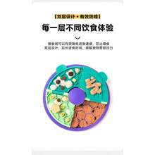 新款防噎食宠物慢食碗,健康旋转游戏盘,适用于猫狗 - 1公升 - 查看 6