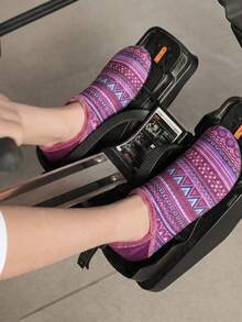 Leisfit 男女通用柔软轻便健身拖鞋、瑜伽鞋、防滑运动拖鞋 - 适合健身房、居家、旅行和户外活动 - 紫色 - 查看 3