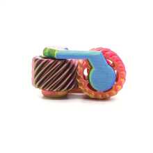 1pc Finger Spinner Keychain | Portable Stress Relief Mini Fidget Toy, Suitable For Office, High Pressure Groups, Stress Relief Tool, Convenient To Carry, Birthday/Holiday Gift, Hanging On Backpack/Keys, Plastic Material - Multicolor - View 6